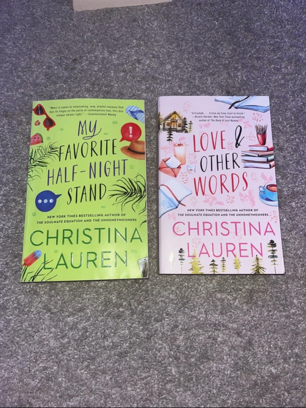 Christina Green Paperback Novel - My Favorite Half-Night Stand